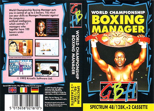 World Championship Boxing Manager - Atari ST game