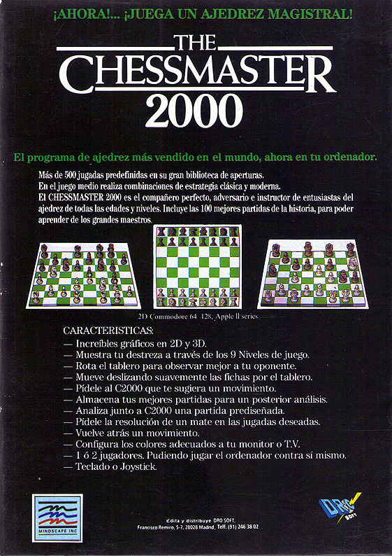 The Chessmaster 2000 | Commodore 64 C64 | Australia Release Version Tracked  Post