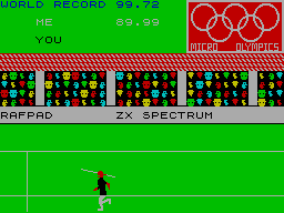 A imagem representa um momento durante o jogo Jogo Micro Olympics. 