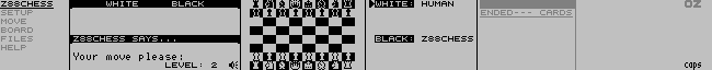 (Screenshot
of Z88 Chess)