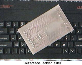 External interface -
solder side